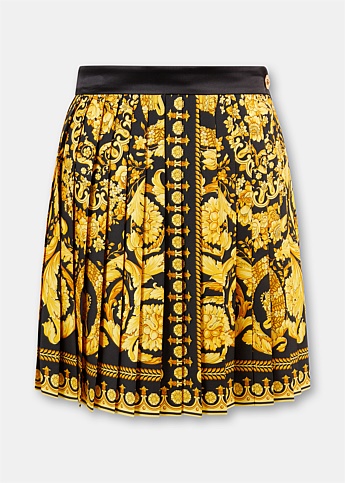 Baroque Print Mini Skirt