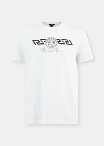 White Greca Logo T-Shirt