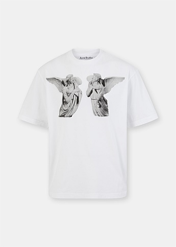 White Angel Print T-Shirt
