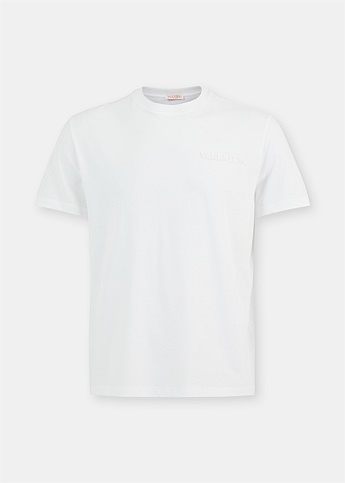 White Logo Jersey T-Shirt