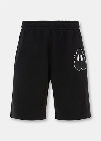 Black Ghost Face Shorts