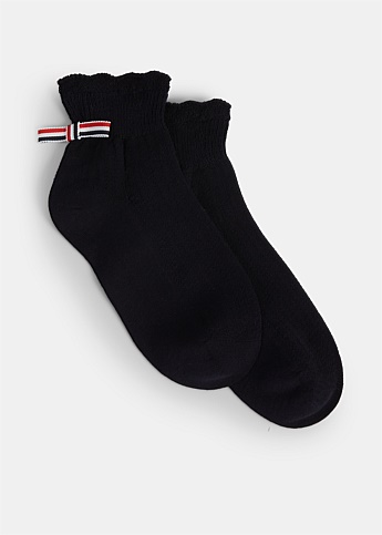 Black Lace Ankle Socks