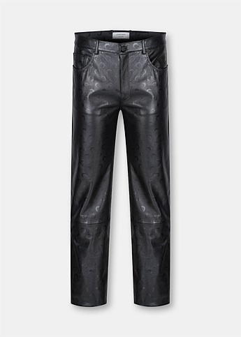 Black Moon Leather Trousers