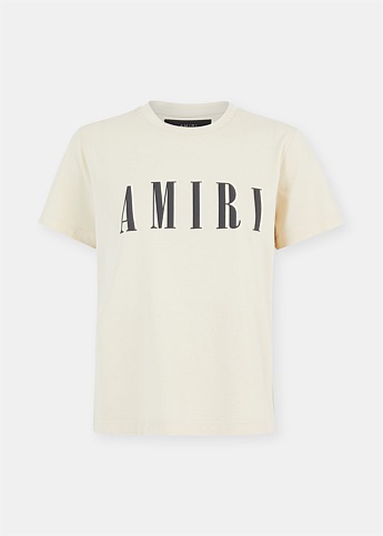 Alabaster 'Amiri' Logo T-Shirt