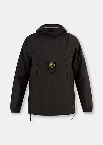 Convertible Logo Appliquéd Shell Hooded Jacket