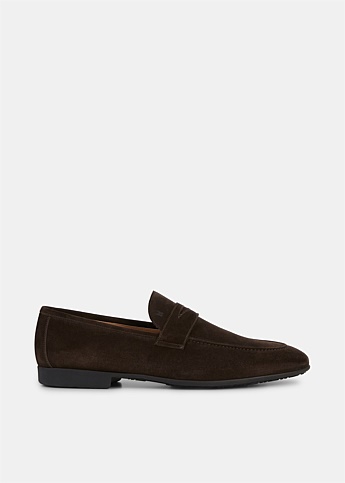 Baku Brown Leather Loafer