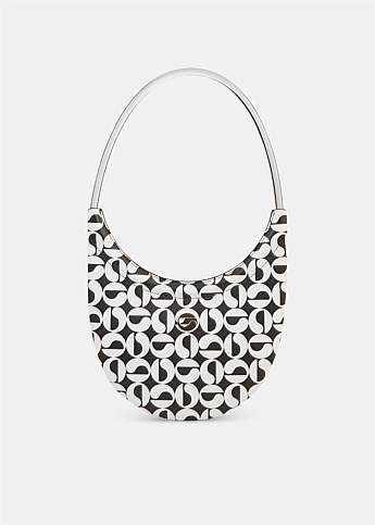 Black & White Ring Swipe Bag