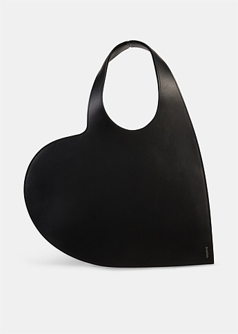 Black Heart Tote Bag