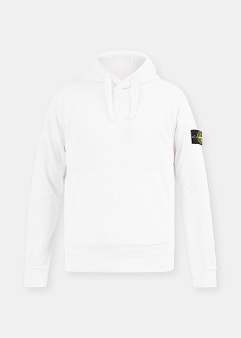 White Compass Patch Hoodie