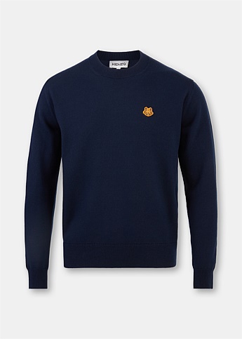 Blue Crest Woollen Sweater