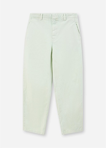 Lime Green Cotton Trousers