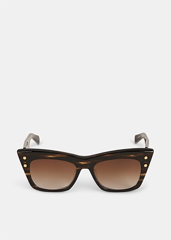 Brown B-II Cat Eye Sunglasses