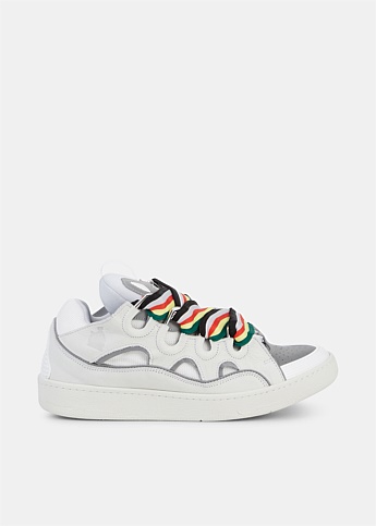 White Curb Low-Top Sneaker
