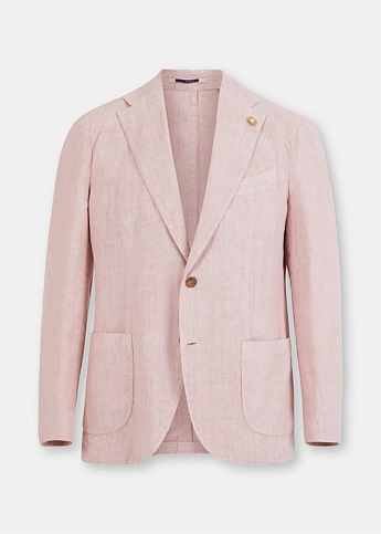 Pink Tailored Blazer Jacket
