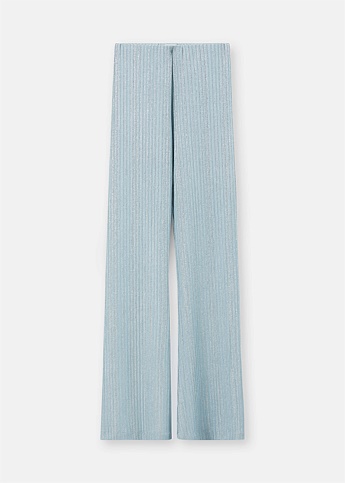 Light Blue Knit Pants
