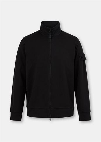 Black Zipped Sweatshirt