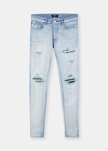 Blue MX1 Bandana Denim Jeans