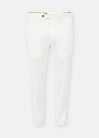 White Classic Trousers