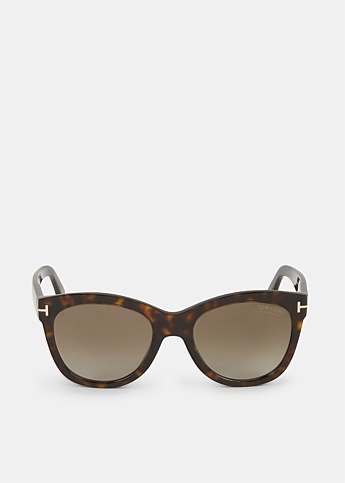 Brown Wallace Sunglasses