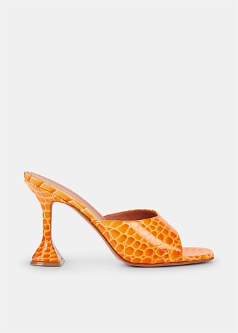 Orange Printed Cocco Lupita Sandal