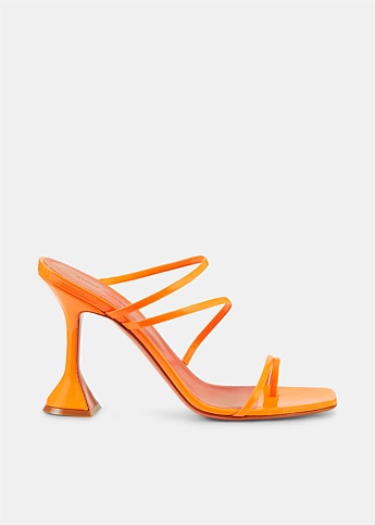Orange Patent Naima Sandal