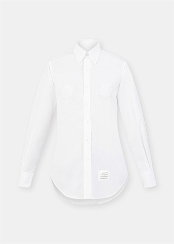 White Applique Shirt