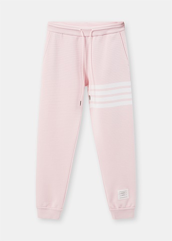 Pink 4-Bar Sweatpants