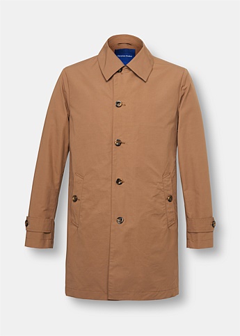 Technical Cotton Trench Coat