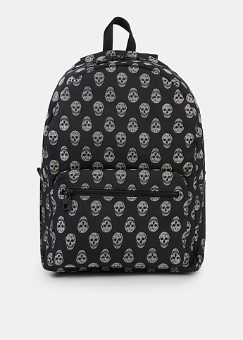 Black Skull Monogram Backpack