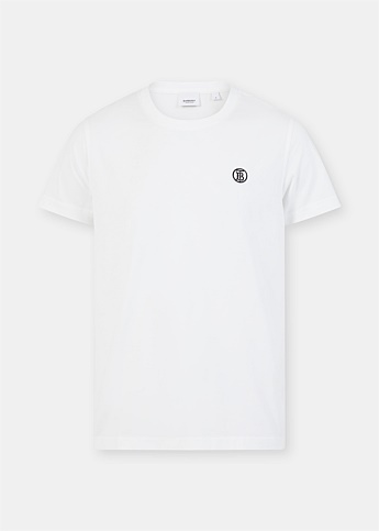 White Parker Logo T-Shirt