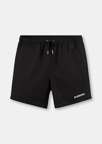 Black Drawcord Swim Shorts