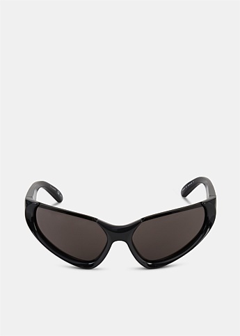 Black Thin Cat Eye Sunglasses