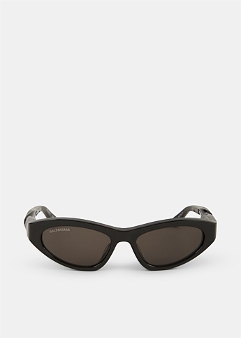 Black Twist Cat Eye Sunglasses