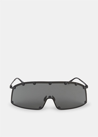 Black Shielding Sunglasses