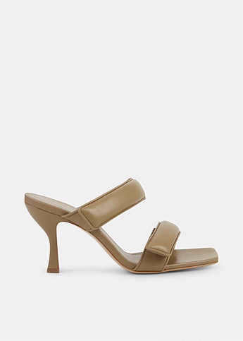 X Pernille Cafe Two Strap Mules