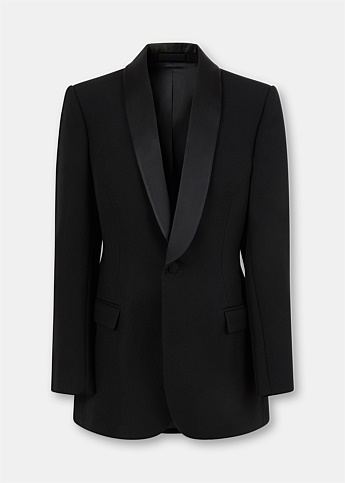 Black Tuxedo Blazer Jacket