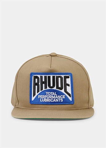 Tan Lubricant Embroidered Hat
