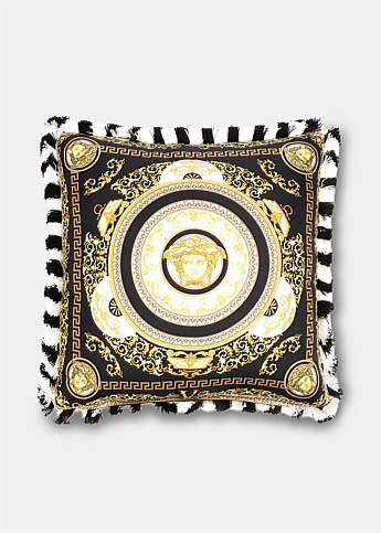 Medusa Gala Print Reversible Silk Cushion