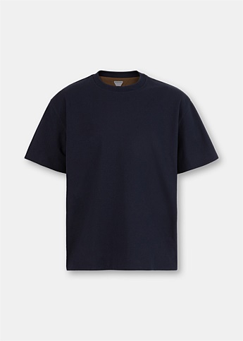 Navy Double Layer T-Shirt