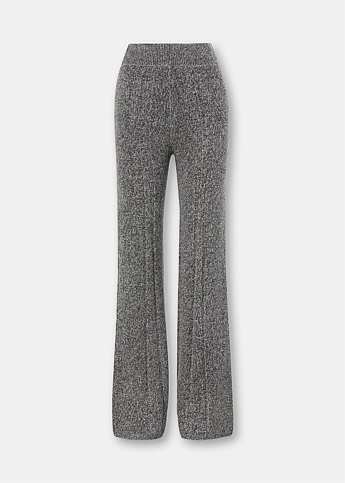 Grey Marled Boucle Pants
