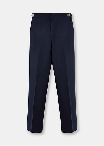 Navy Flannel Trousers