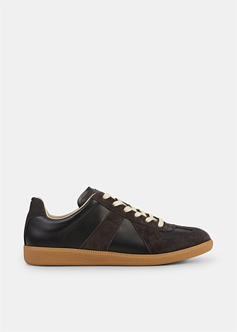 Replica Charcoal Leather Sneaker