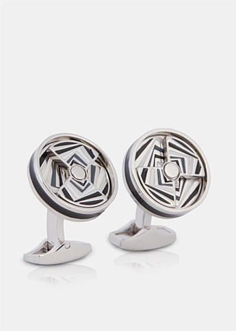 Silver Rounded Cufflinks