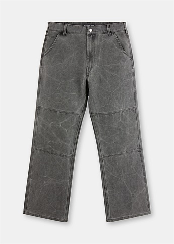 Grey Palma Canvas Trousers