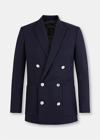 Navy Double Breasted Blazer