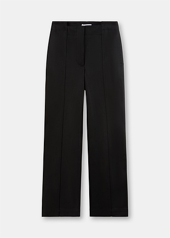 Black Panelled Trousers