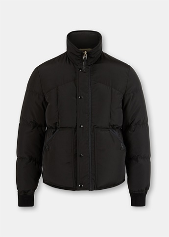 Black Micro Ottoman Down Jacket