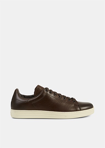 Brown Warwick Leather Sneakers