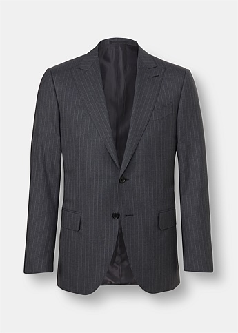 Striped Peak Lapel Suit