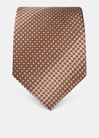 Brown Silk Tie